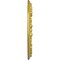 Ekena Millwork Ribbon with Bow Ceiling Medallion (Canopies up to 7 1/2"), 12 1/4"OD x 7 1/2"ID x 7/8"P, Rich Gold CM12RIRGS - alternate 4